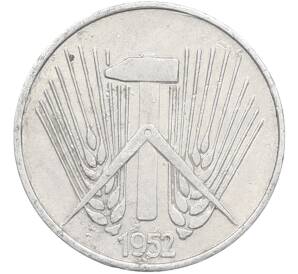 1 пфенниг 1952 года A Восточная Германия (ГДР) — Фото №1
