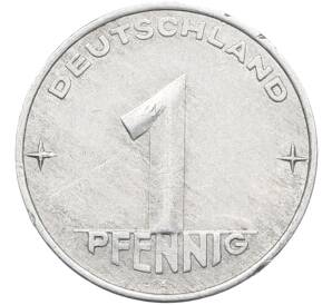 1 пфенниг 1953 года A Восточная Германия (ГДР) — Фото №2