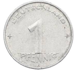 1 пфенниг 1952 года A Восточная Германия (ГДР) — Фото №2
