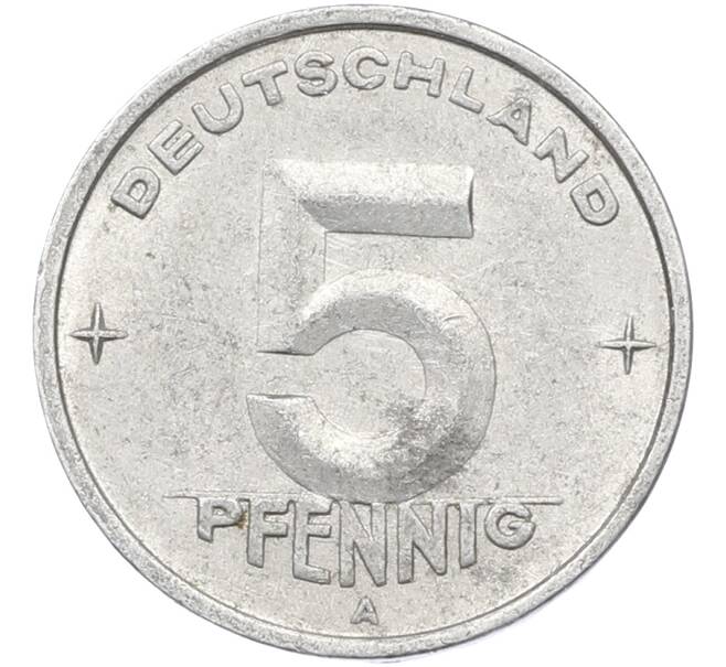 Монета 5 пфеннигов 1949 года A Восточная Германия (ГДР) (Артикул: K12-78487) — Фото №2