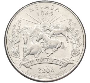 1/4 доллара (25 центов) 2006 года D США «Штаты и территории — Невада» — Фото №1