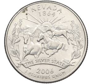1/4 доллара (25 центов) 2006 года P США «Штаты и территории — Невада» — Фото №1
