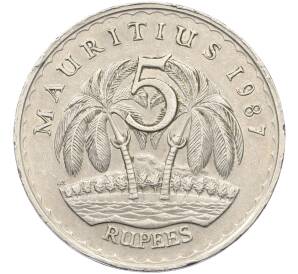 5 рупий 1987 года Маврикий — Фото №1