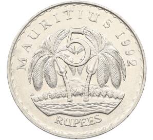 5 рупий 1992 года Маврикий — Фото №1