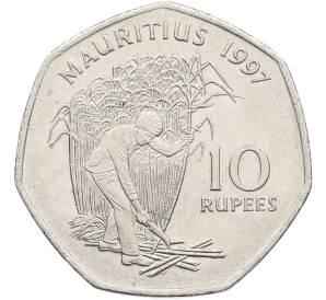 10 рупий 1997 года Маврикий — Фото №1