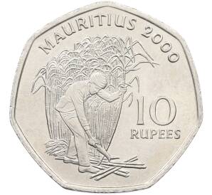 10 рупий 2000 года Маврикий — Фото №1