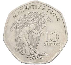 10 рупий 2000 года Маврикий — Фото №1