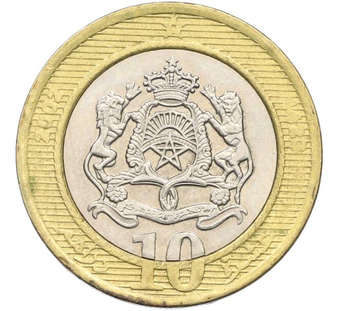 Монета 10 дирхам 2002 года Марокко (Артикул: K12-78769) — Фото №1