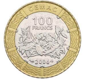 100 франков 2006 года Центрально-Африканский валютный союз — Фото №1