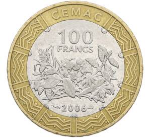 100 франков 2006 года Центрально-Африканский валютный союз — Фото №1