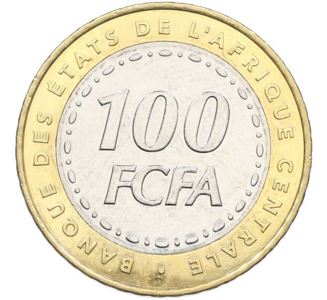 Монета 100 франков 2006 года Центрально-Африканский валютный союз (Артикул: K12-78776) — Фото №2