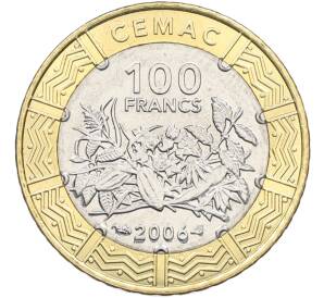 100 франков 2006 года Центрально-Африканский валютный союз — Фото №1