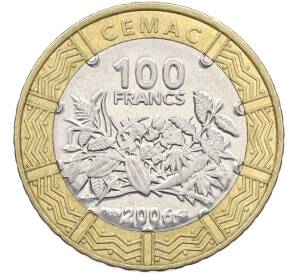 100 франков 2006 года Центрально-Африканский валютный союз — Фото №1
