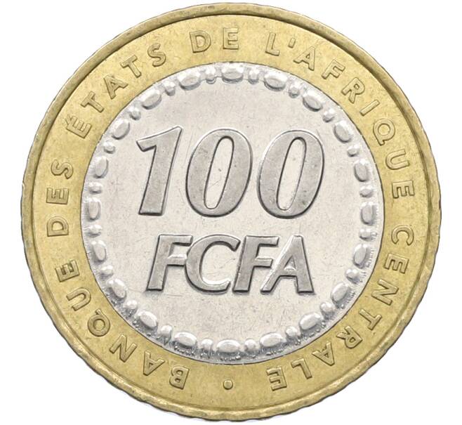 Монета 100 франков 2006 года Центрально-Африканский валютный союз (Артикул: K12-78778) — Фото №2