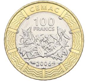 100 франков 2006 года Центрально-Африканский валютный союз — Фото №1
