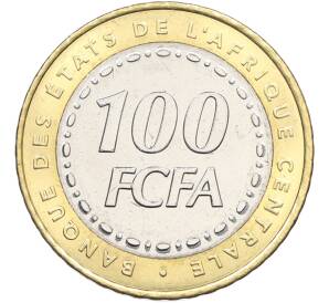 100 франков 2006 года Центрально-Африканский валютный союз — Фото №2