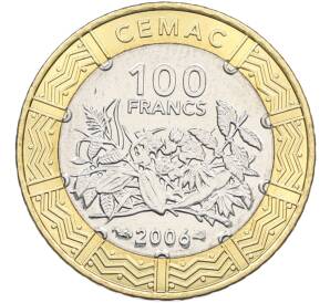 100 франков 2006 года Центрально-Африканский валютный союз — Фото №1