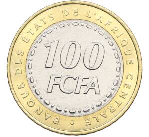 100 франков 2006 года Центрально-Африканский валютный союз — Фото №2