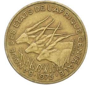 25 франков 1975 года Центрально-Африканский валютный союз — Фото №1