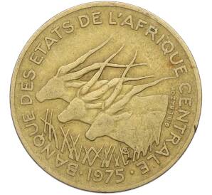 25 франков 1975 года Центрально-Африканский валютный союз — Фото №1