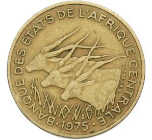 25 франков 1975 года Центрально-Африканский валютный союз — Фото №1