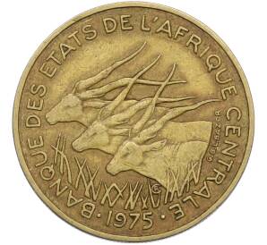 25 франков 1975 года Центрально-Африканский валютный союз — Фото №1