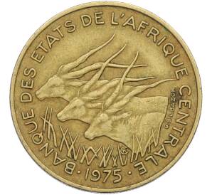 25 франков 1975 года Центрально-Африканский валютный союз — Фото №1