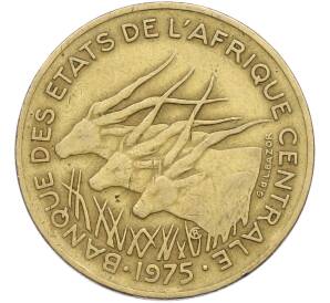 25 франков 1975 года Центрально-Африканский валютный союз — Фото №1
