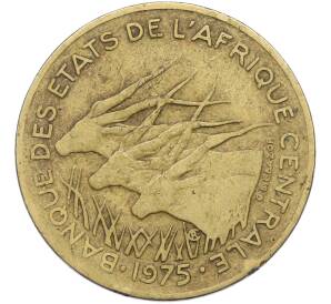 25 франков 1975 года Центрально-Африканский валютный союз — Фото №1