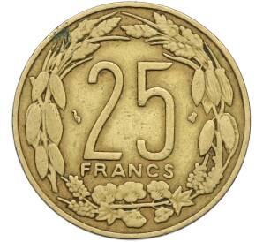 25 франков 1998 года Центрально-Африканский валютный союз — Фото №2