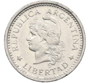 1 песо 1957 года Аргентина — Фото №2