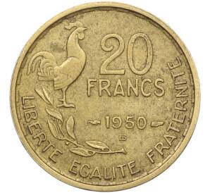 20 франков 1950 года B Франция — Фото №1