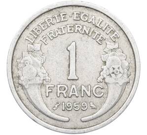 1 франк 1959 года Франция — Фото №1