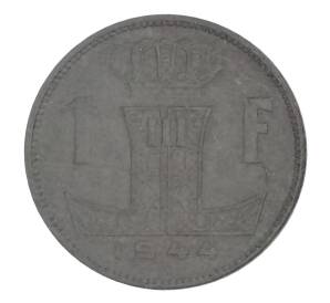 1 франк 1944 года Бельгия — Фото №1