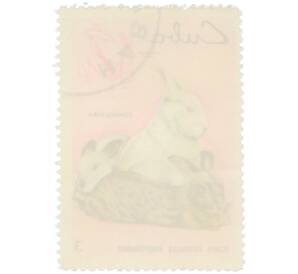 Почтовая марка 3 сентаво 1969 года Куба «Сельское хозяйство — Кролиководство» — Фото №2