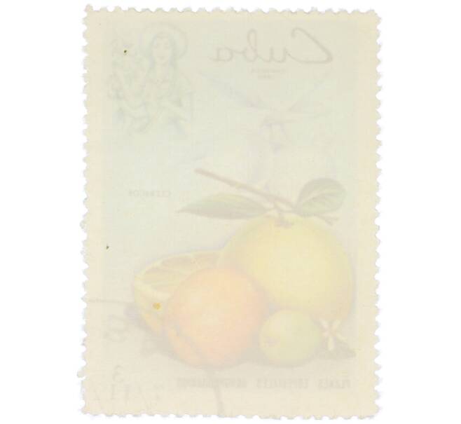 Почтовая марка 3 сентаво 1969 года Куба «Сельское хозяйство — Фрукты» (Артикул: K12-78587) — Фото №2