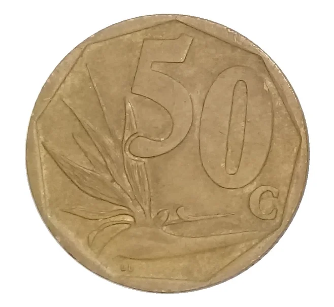 Монета 50 центов 2004 года ЮАР (Артикул M2-34756)