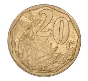 20 центов 2007 года ЮАР — Фото №2