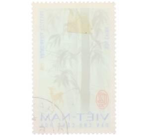 Почтовая марка 12 су 1967 года Северный Вьетнам (ДРВ) «Бамбук Ролле» — Фото №2