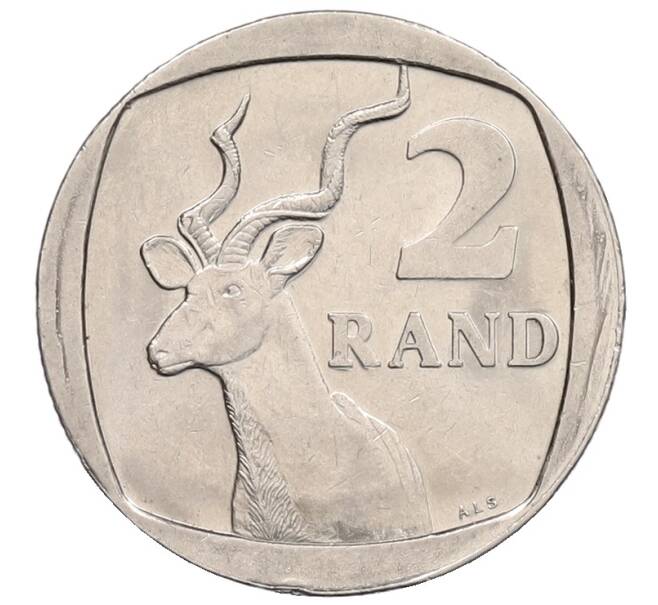 Монета 2 рэнда 1999 года ЮАР (Артикул: K1-7154) — Фото №1