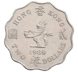 2 доллаар 1989 года Гонконг — Фото №1
