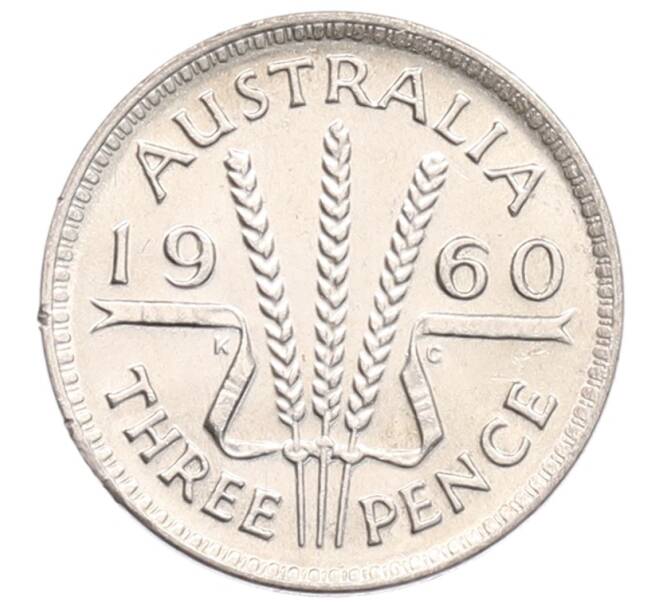 Монета 3 пенса 1960 года Австралия (Артикул: K1-7179) — Фото №1