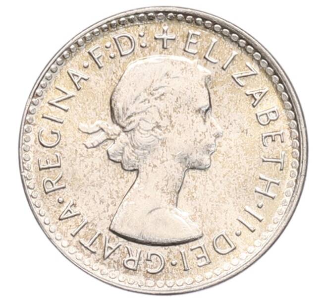 Монета 3 пенса 1962 года Австралия (Артикул: K1-7180) — Фото №2