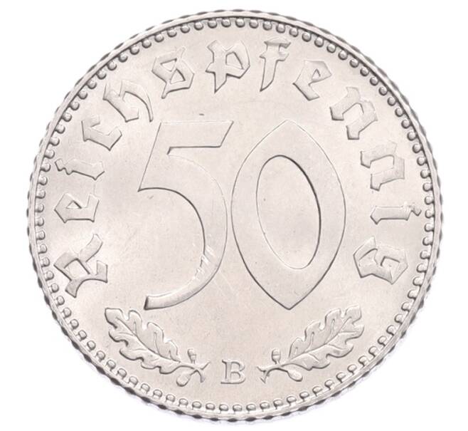 Монета 50 рейхспфеннигов 1944 года B Германия (Артикул: K1-7188) — Фото №2