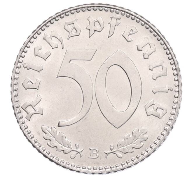 Монета 50 рейхспфеннигов 1944 года B Германия (Артикул: K1-7189) — Фото №2