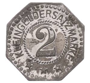2 пфеннига 1917 года Германия — город Бармен (Нотгельд) — Фото №2