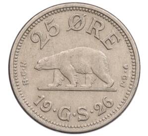 25 эре 1926 года Гренландия — Фото №1