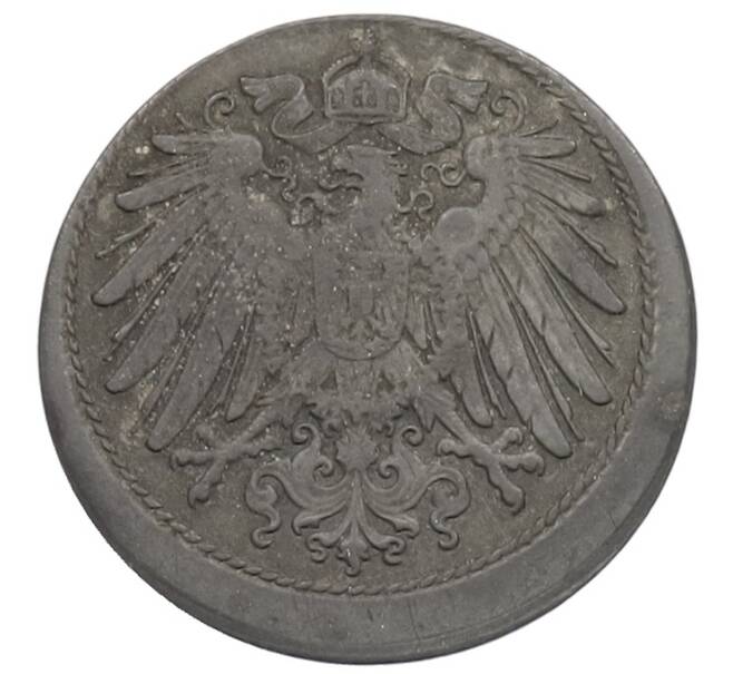 Монета 10 пфеннигов 1918 года Германия — брак (смещение) (Артикул: K2-0806) — Фото №1