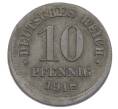 Монета 10 пфеннигов 1918 года Германия — брак (смещение) (Артикул: K2-0806) — Фото №2