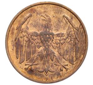 4 рейхспфеннига 1932 года F Германия — Фото №2